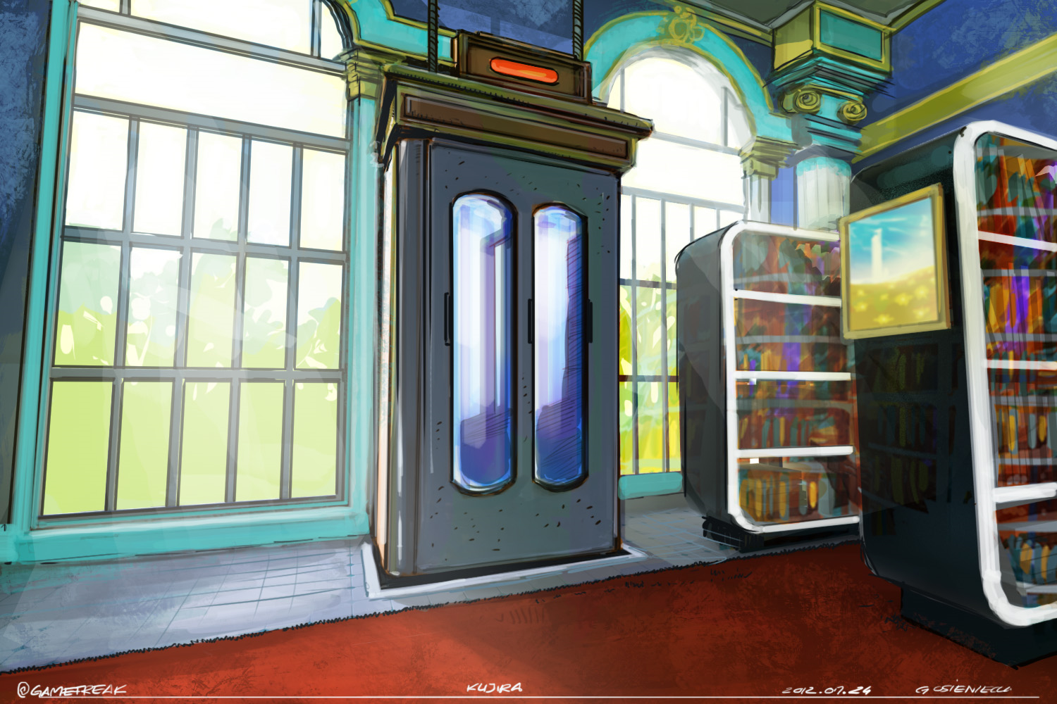 Sycamore Pokemon Lab Elevator