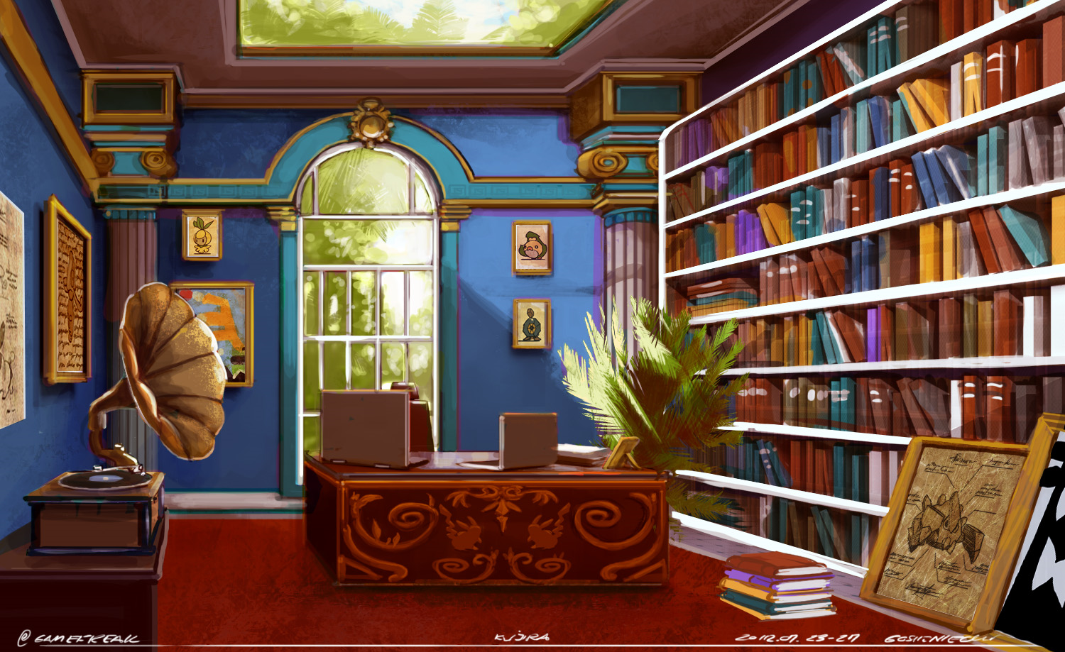 Sycamore Pokemon Lab: Sycamore's Office, 2